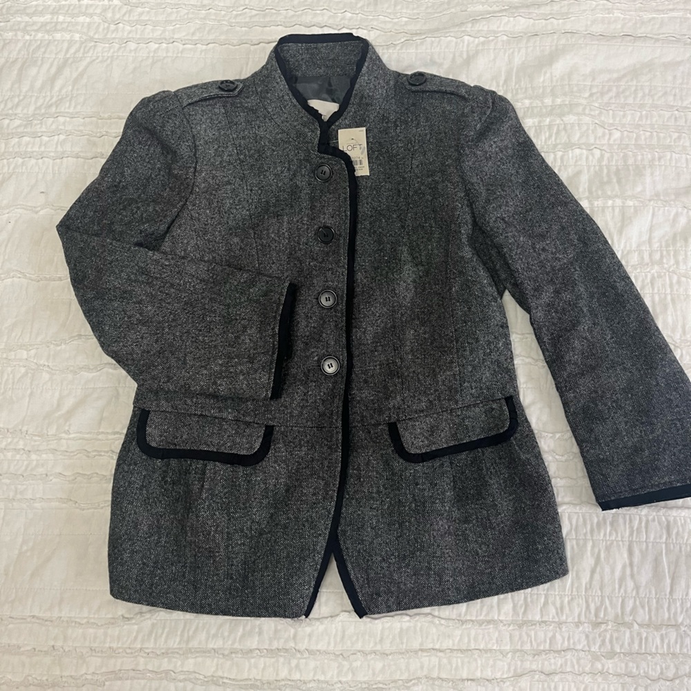 LOFT tweed suit jacket NWT